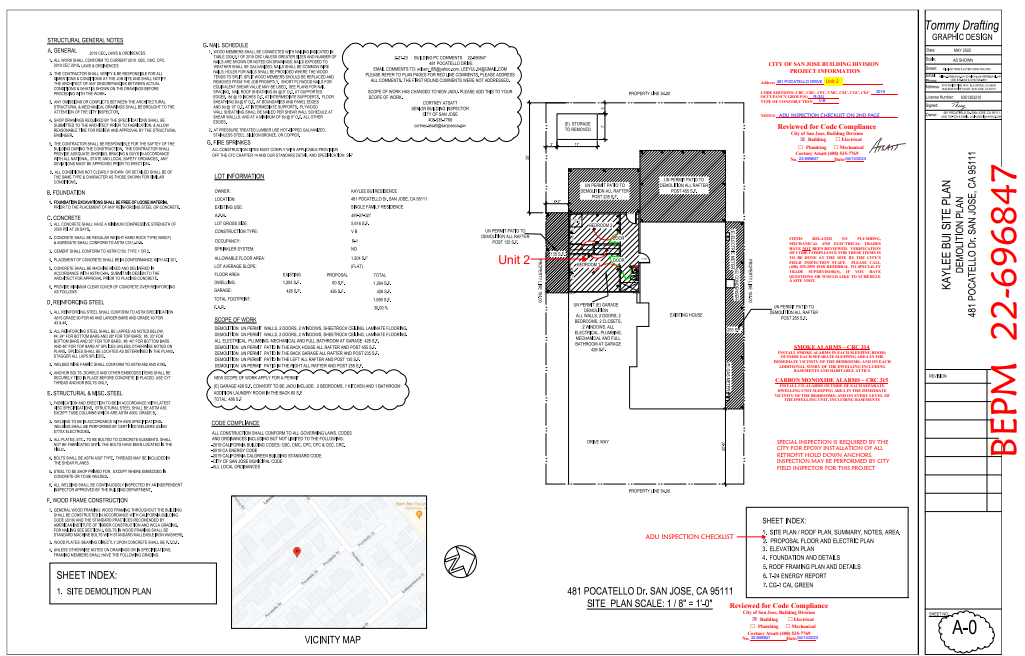 CITY SAN JOSE UNPERMIT